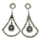 Turquoise Authentic Sterling Silver Post Dangle Earrings AX50988